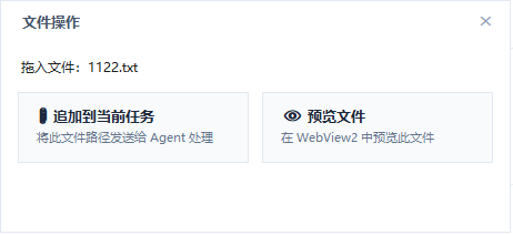 拖入文件