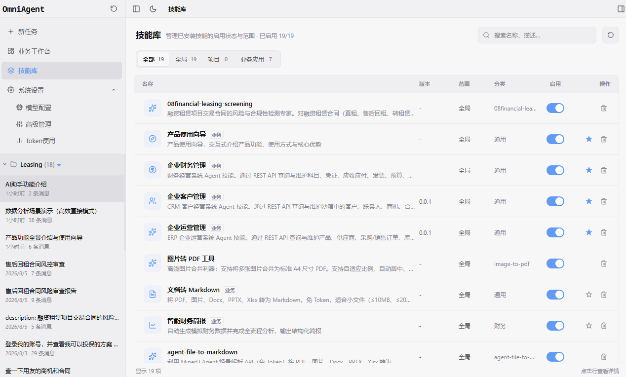 技能库